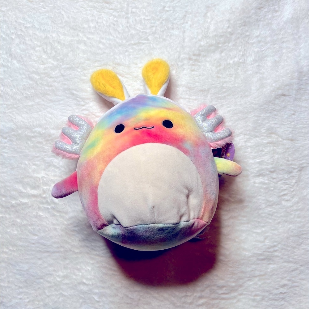 Squishmallows Yellow and Pink Stuffed Animal Plush tinley - Picture 5 of 12